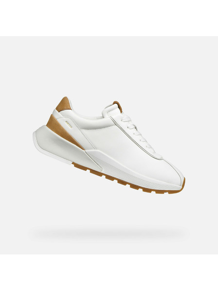 Geox Pantofi sport albi pentru bărbați Geox Metropoli