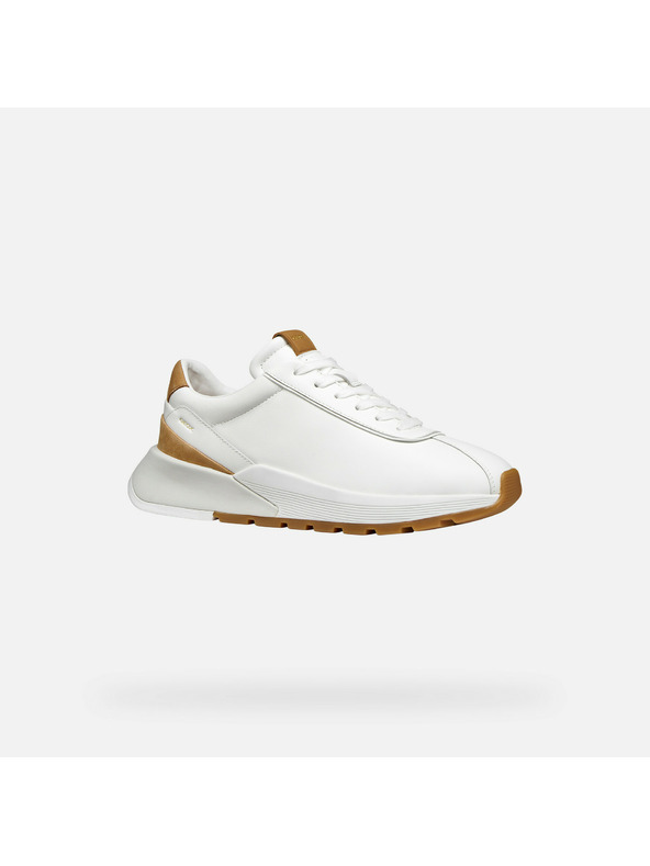 Geox Pantofi sport albi pentru bărbați Geox Metropoli