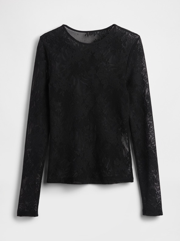 GAP Top transparent cu dantelă GAP
