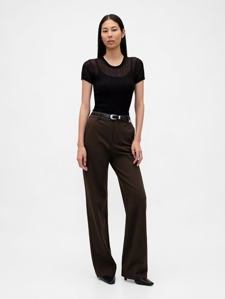 GAP Pantaloni Ponte Wide-Leg GAP