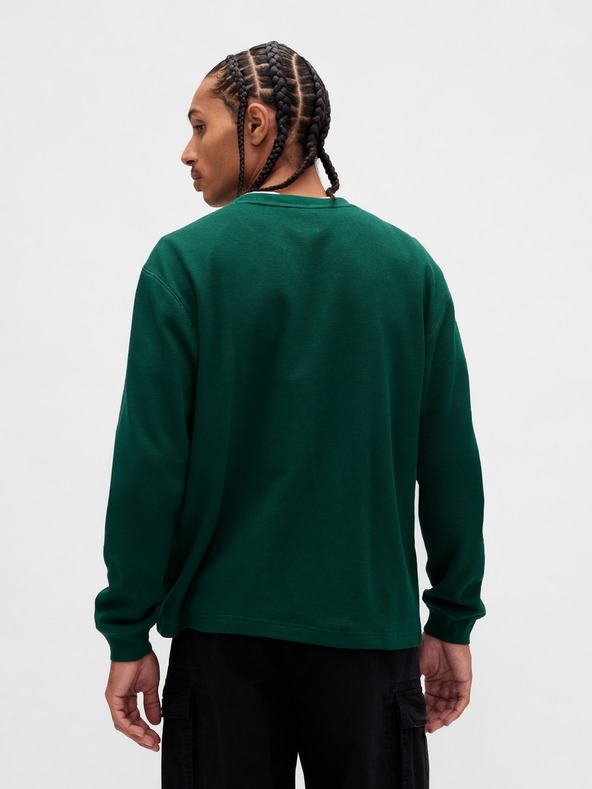 GAP Tricou cu model waffle GAP