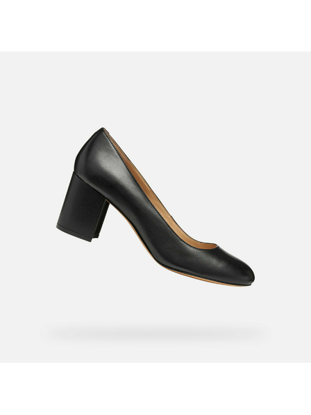 Geox Pantofi negri cu toc pentru femei Geox Virnilisa 65