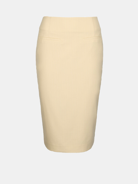 Orsay Fustă creion crem pentru femei cu dungi ORSAY