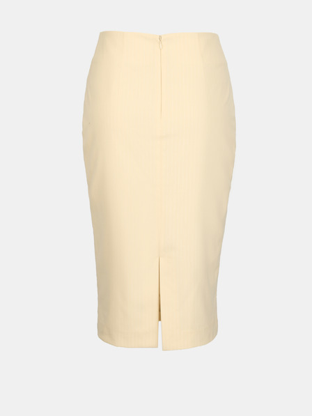Orsay Fustă creion crem pentru femei cu dungi ORSAY