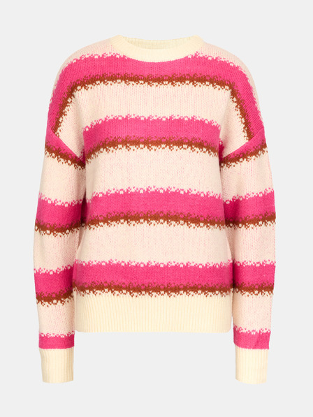 Orsay Pulover roz cu dungi pentru femei ORSAY