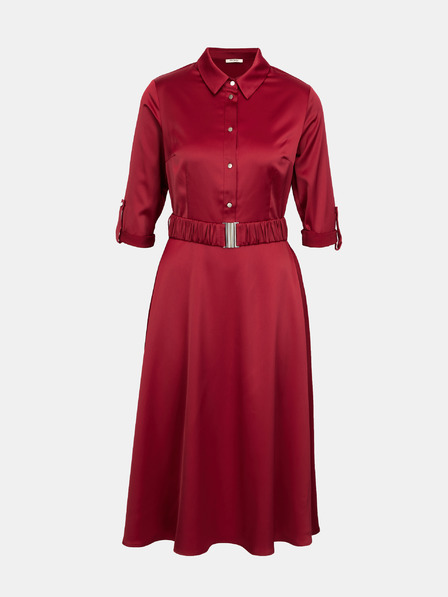 Orsay Rochie cămașă bordo pentru femei ORSAY