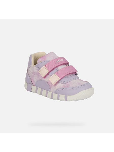 Geox Pantofi mov pentru primii pași pentru fete Geox Iupidoo
