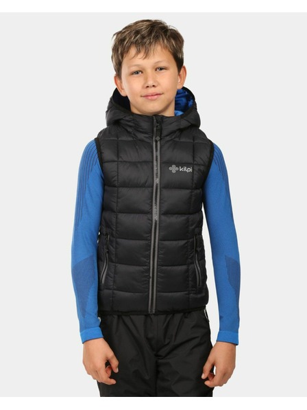 Kilpi Vestă căptușită pentru băieți Kilpi TOMM-JB Negru
