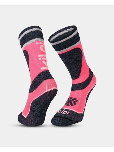 Kilpi Șosete de schi pentru copii Kilpi ANXO-J Roz