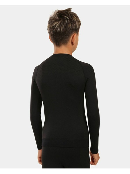 Kilpi Tricou termic fără cusături cu mânecă lungă pentru băieți Kilpi NATHAN-JB Negru