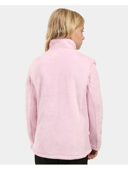 Kilpi Hanorac de fleece pufos pentru fete Kilpi SKATHI-JG Roz Deschis