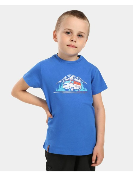 Kilpi Tricou din bumbac pentru băieți Kilpi SALO-JB Albastru