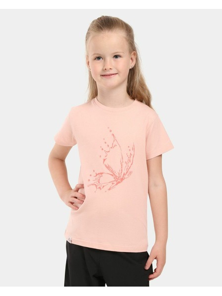Kilpi Tricou din bumbac pentru fete Kilpi MALGA-JG Corai