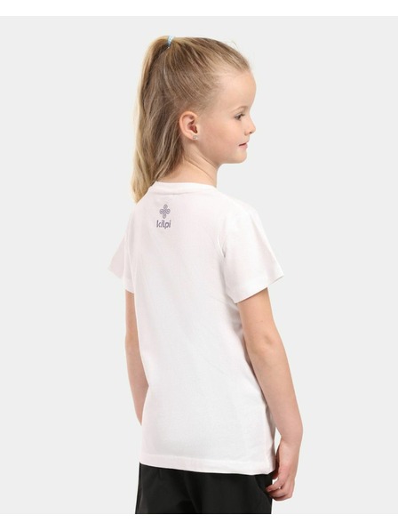 Kilpi Tricou de bumbac pentru fete Kilpi MALGA-JG Alb