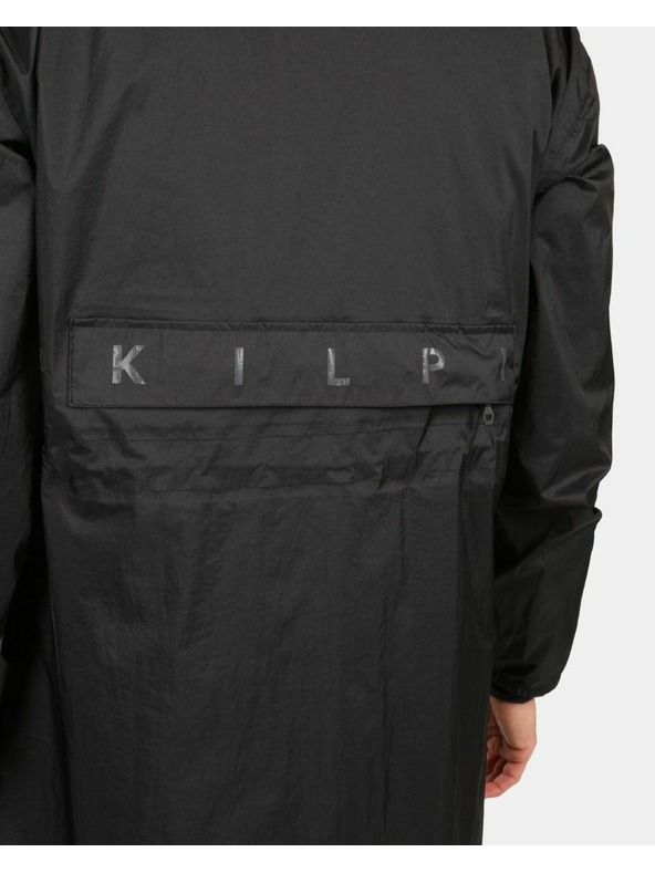 Kilpi Pelerină de ploaie de schi unisex Kilpi TEAM RAINCOAT-U Neagră