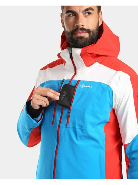 Kilpi Jachetă de schi premium unisex Kilpi DEXEN-U Albastru - roșu