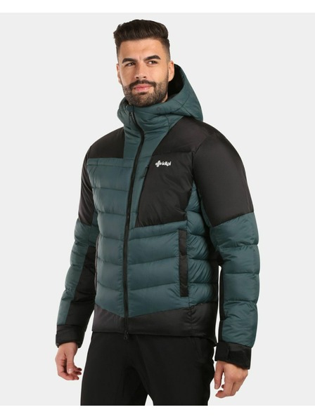 Kilpi Jachetă cu puf pentru bărbați Kilpi GUSS-M Verde închis