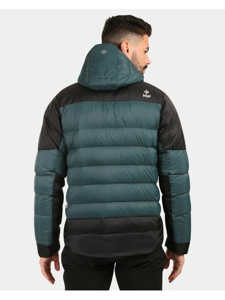 Kilpi Jachetă cu puf pentru bărbați Kilpi GUSS-M Verde închis