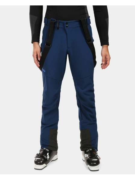 Kilpi Pantaloni de schi Softshell pentru bărbați Kilpi RHEA-M Albastru închis