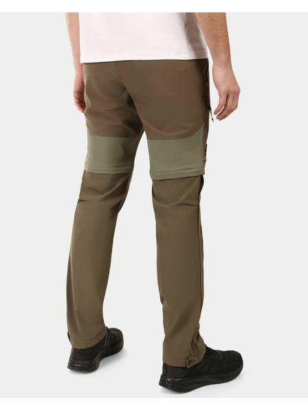 Kilpi Pantaloni outdoor detașabili pentru bărbați Kilpi HOSIO-M Kaki