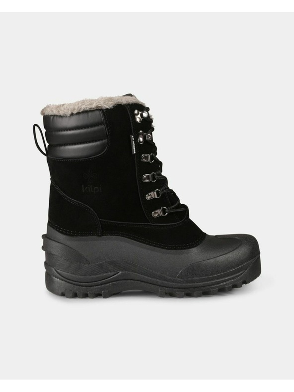 Kilpi Încălțăminte înaltă îmblănită și impermeabilă Kilpi ANTARTIC HIGH WP-U Neagră