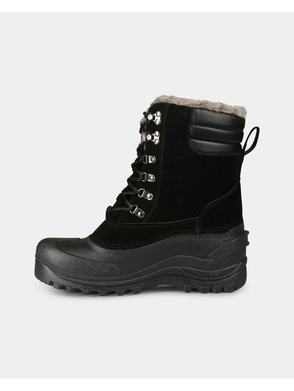 Kilpi Încălțăminte înaltă îmblănită și impermeabilă Kilpi ANTARTIC HIGH WP-U Neagră