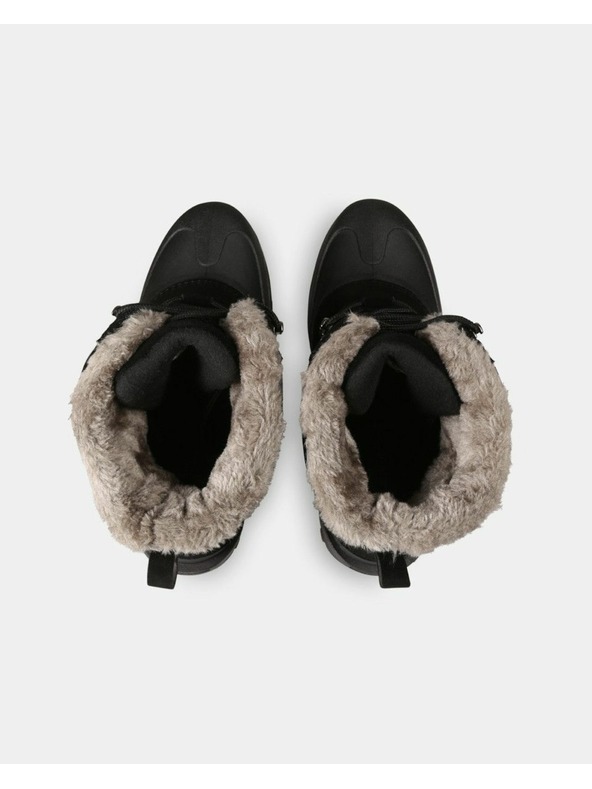 Kilpi Încălțăminte înaltă îmblănită și impermeabilă Kilpi ANTARTIC HIGH WP-U Neagră