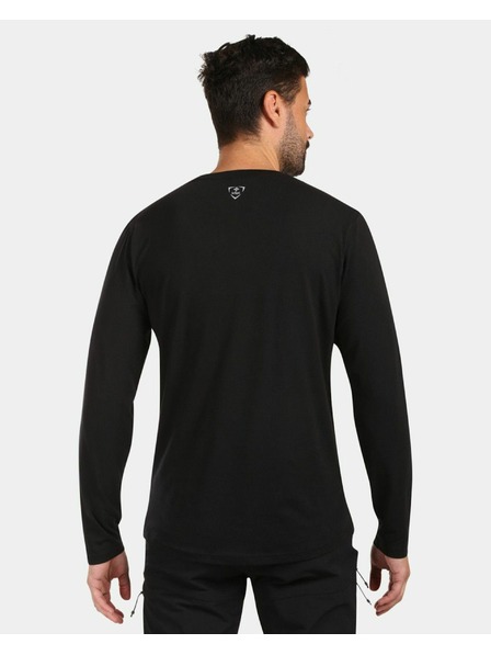 Kilpi Tricou din bumbac cu mânecă lungă pentru bărbați Kilpi PROMOX-M Negru