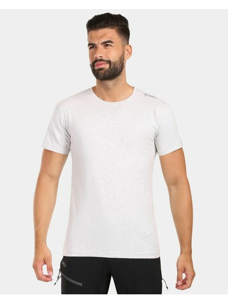 Kilpi Tricou de bumbac pentru bărbați Kilpi PROMO-M Gri deschis