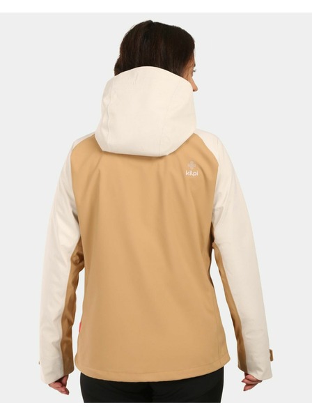 Kilpi Jachetă hardshell pentru femei Kilpi TRINITY-W Bej