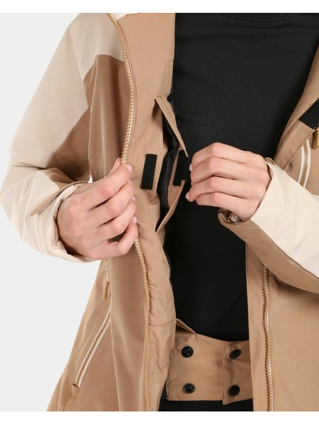 Kilpi Jachetă de schi pentru femei Kilpi FLIP-W Bej