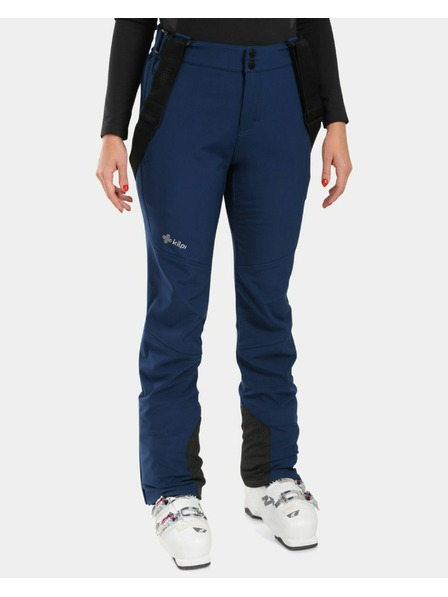 Kilpi Pantaloni de schi Softshell pentru femei Kilpi RHEA-W Albastru închis