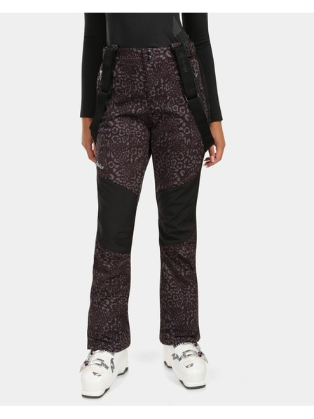 Kilpi Pantaloni softshell de schi pentru femei Kilpi TORIEN-W Negru