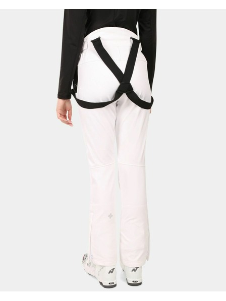 Kilpi Pantaloni de schi Softshell pentru femei Kilpi DIONE-W Alb