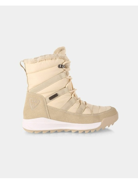 Kilpi Cizme de zăpadă pentru femei Kilpi CANDY HIGH WP-W Bej