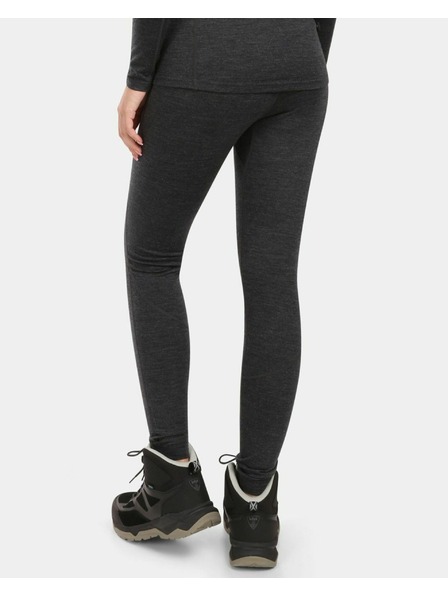 Kilpi Pantaloni termo din MERINO WOOL pentru femei Kilpi MAVORA BOTTOM-W Negru