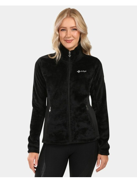Kilpi Hanorac din fleece pufos pentru femei Kilpi SKATHI-W Negru