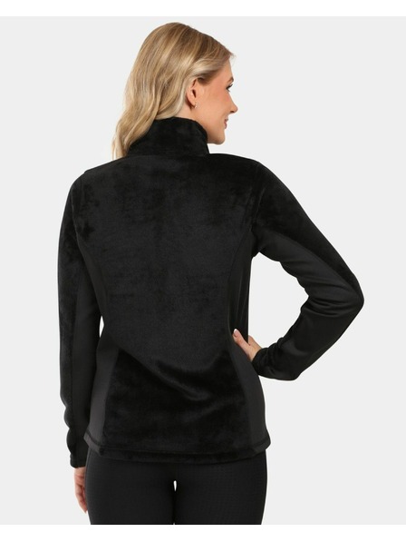 Kilpi Hanorac din fleece pufos pentru femei Kilpi SKATHI-W Negru
