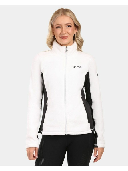 Kilpi Hanorac din fleece pufos pentru femei Kilpi SKATHI-W Alb