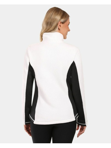 Kilpi Hanorac din fleece pufos pentru femei Kilpi SKATHI-W Alb