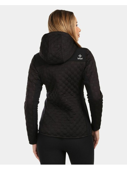 Kilpi Hanorac din fleece căptușit cu glugă pentru femei Kilpi NEVIA-W Negru