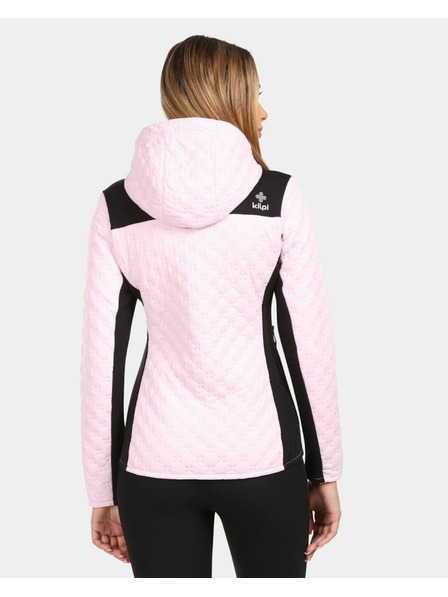 Kilpi Hanorac din fleece căptușit cu glugă pentru femei Kilpi NEVIA-W Roz deschis