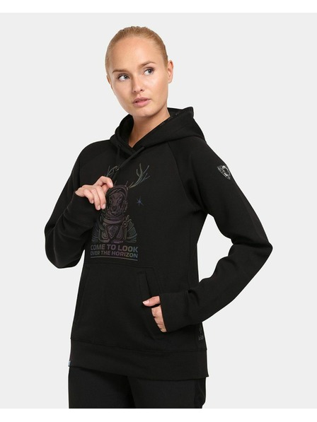 Kilpi Hanorac cu glugă pentru femei Kilpi LTD BELLATRIX-W Negru