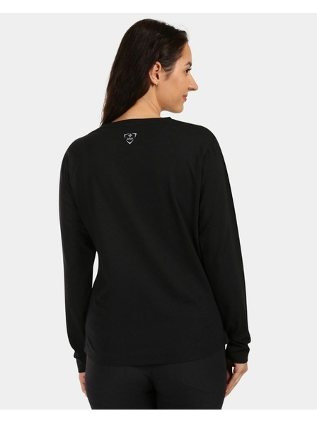 Kilpi Tricou din bumbac cu mânecă lungă pentru femei Kilpi PROMOX-W Negru
