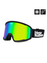 Horsefeathers Ochelari snowboard Huck - negru/verde oglindă