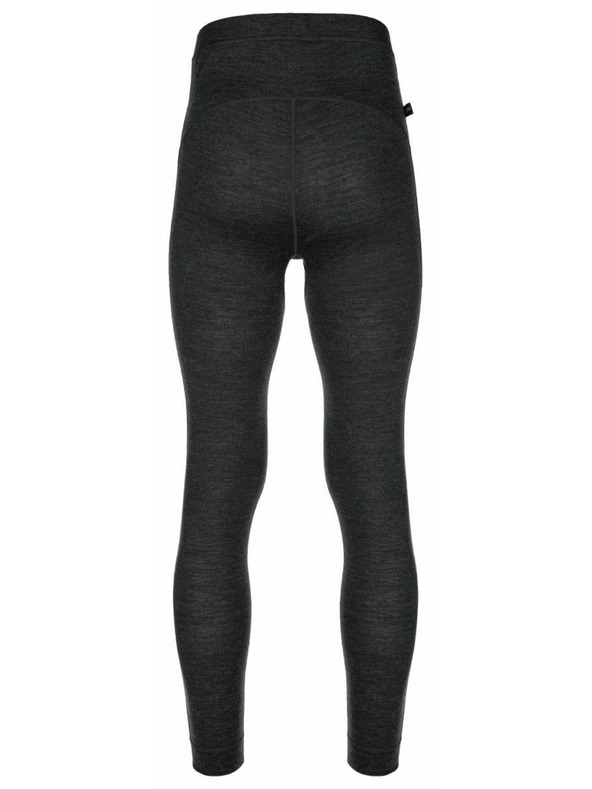 Kilpi Pantaloni termo din LÂNĂ MERINO pentru bărbați Kilpi MAVORA BOTTOM-M Negru