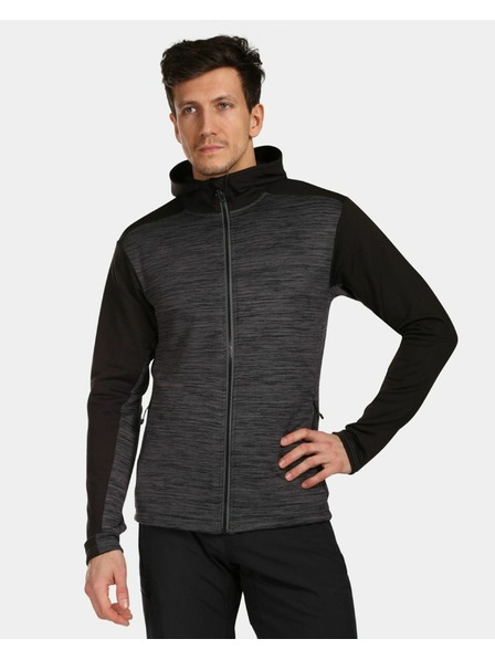 Kilpi Hanorac sport cu glugă pentru bărbați Kilpi SEVELEN-M Negru