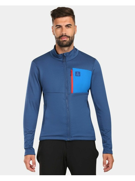 Kilpi Hanorac fleece pentru bărbați Kilpi ERIN-M Albastru Închis