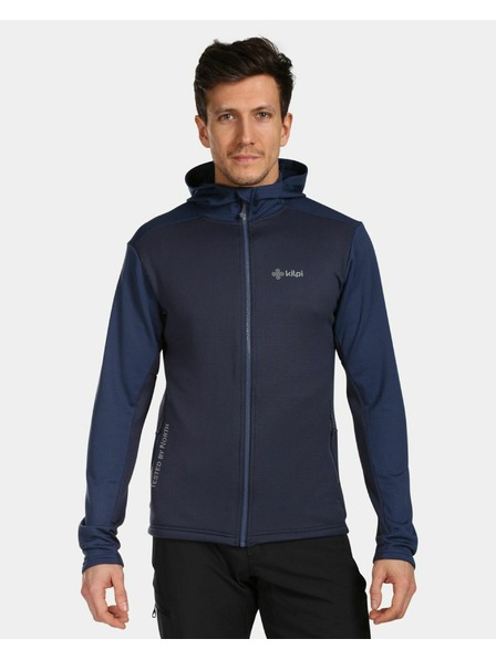 Kilpi Hanorac sport cu glugă pentru bărbați Kilpi SEVELEN-M Albastru Închis