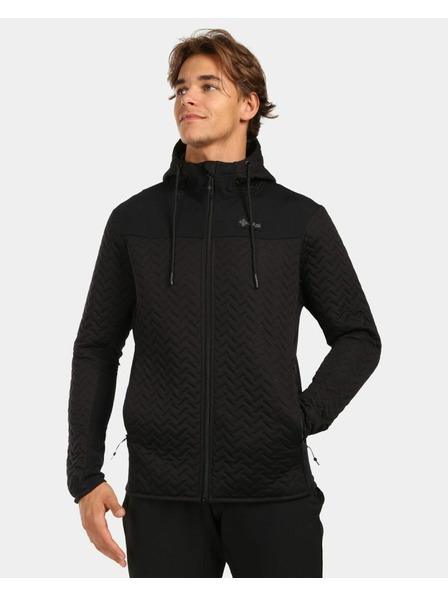 Kilpi Hanorac din fleece căptușit cu glugă pentru bărbați Kilpi NEVIA-M Negru